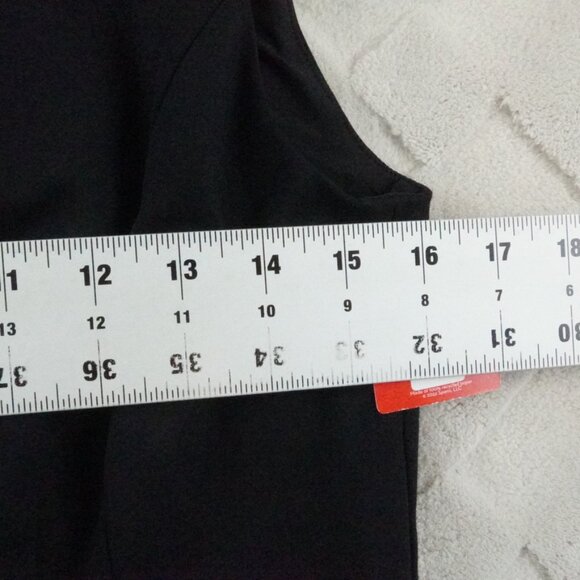 Spanx Ponte Vest Dress Womens Small Black Formal Preppy Elegant - Picture 6 of 11
